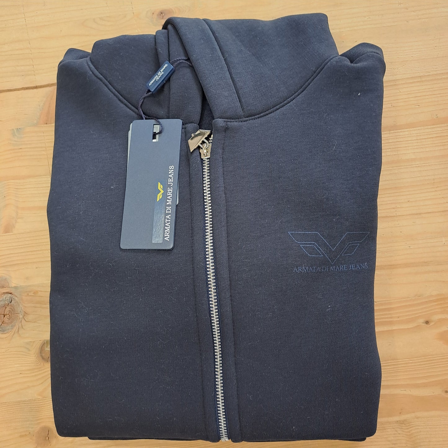 Felpa con zip e cappuccio Armata di Mare
