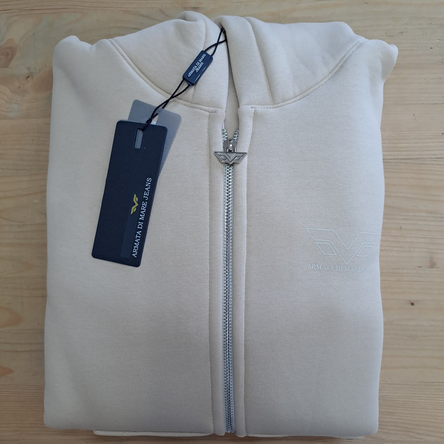 Felpa con zip e cappuccio Armata di Mare