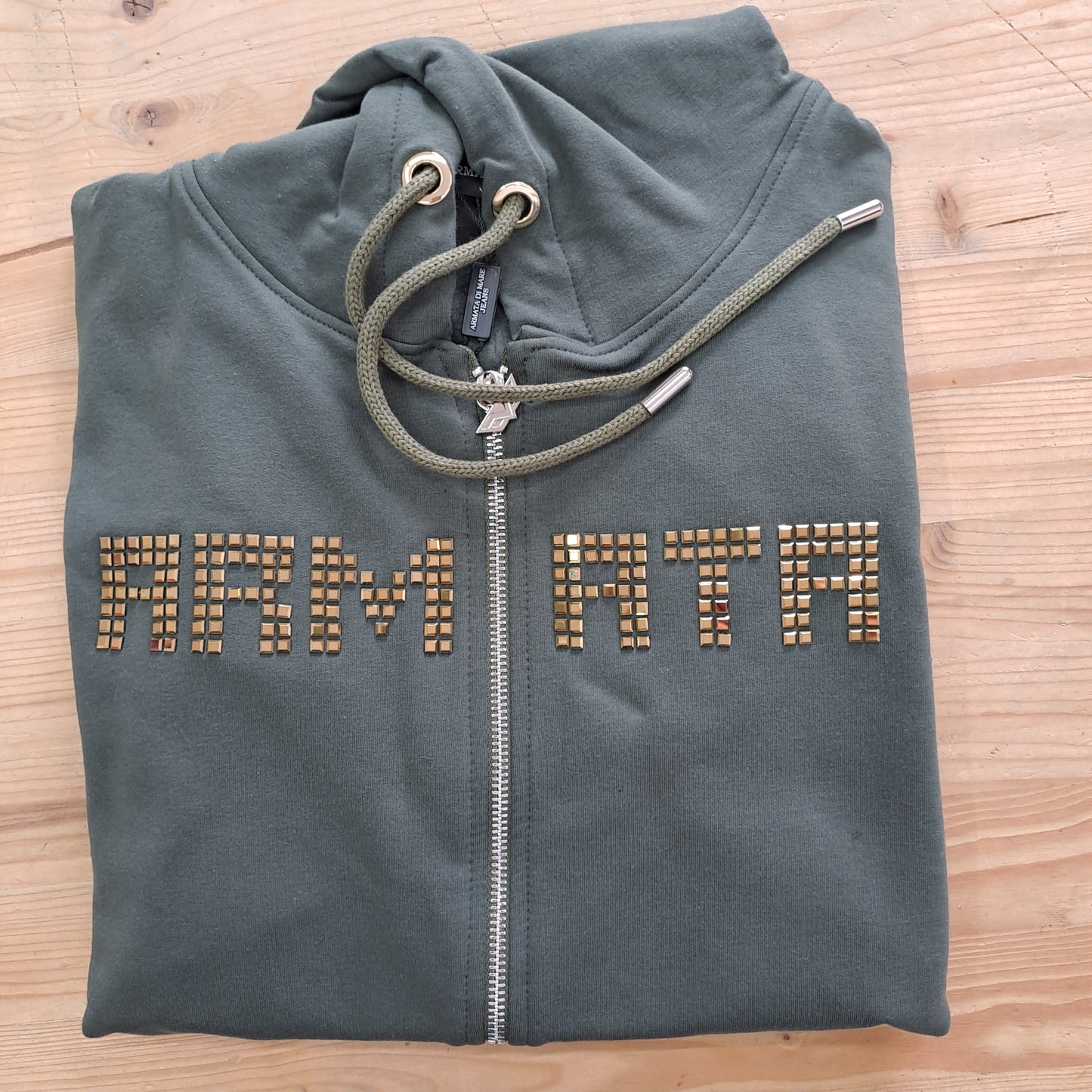 Felpa con cappuccio e zip donna Armata di Mare