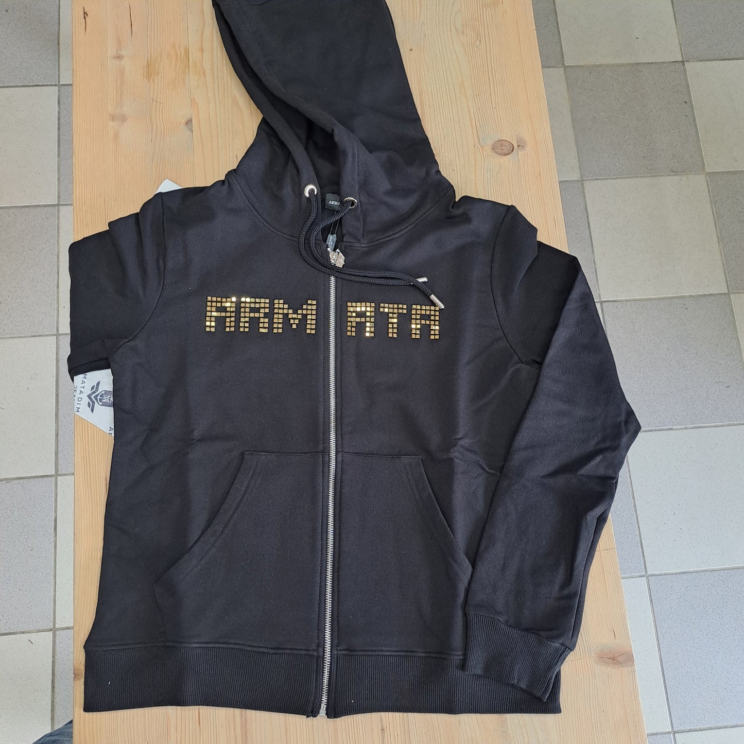 Felpa con cappuccio e zip donna Armata di Mare