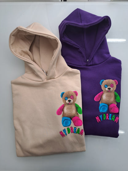 BlackJack21 - Felpa con cappuccio TEDDY