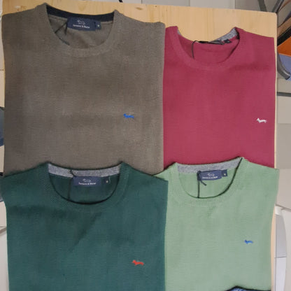 Pullover Girocollo lana e cashmere Harmont & Blaine